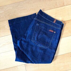 7 For All Mankind Crop Dojo Jeans - Size 32